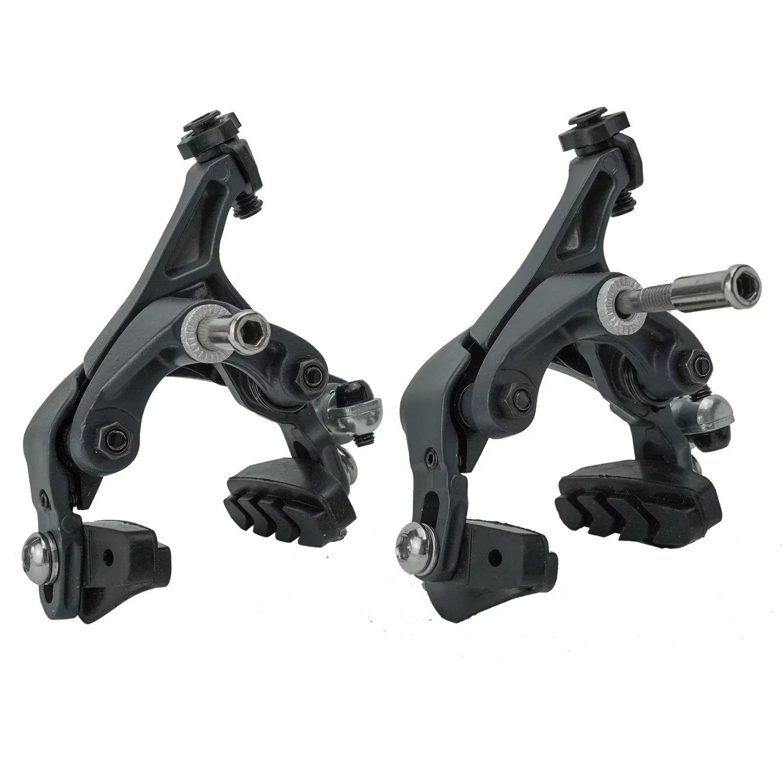 OWSOO Brake Caliper Set with Brake Levers and Cable Housing for Road Bike Fixed Gear Bike
