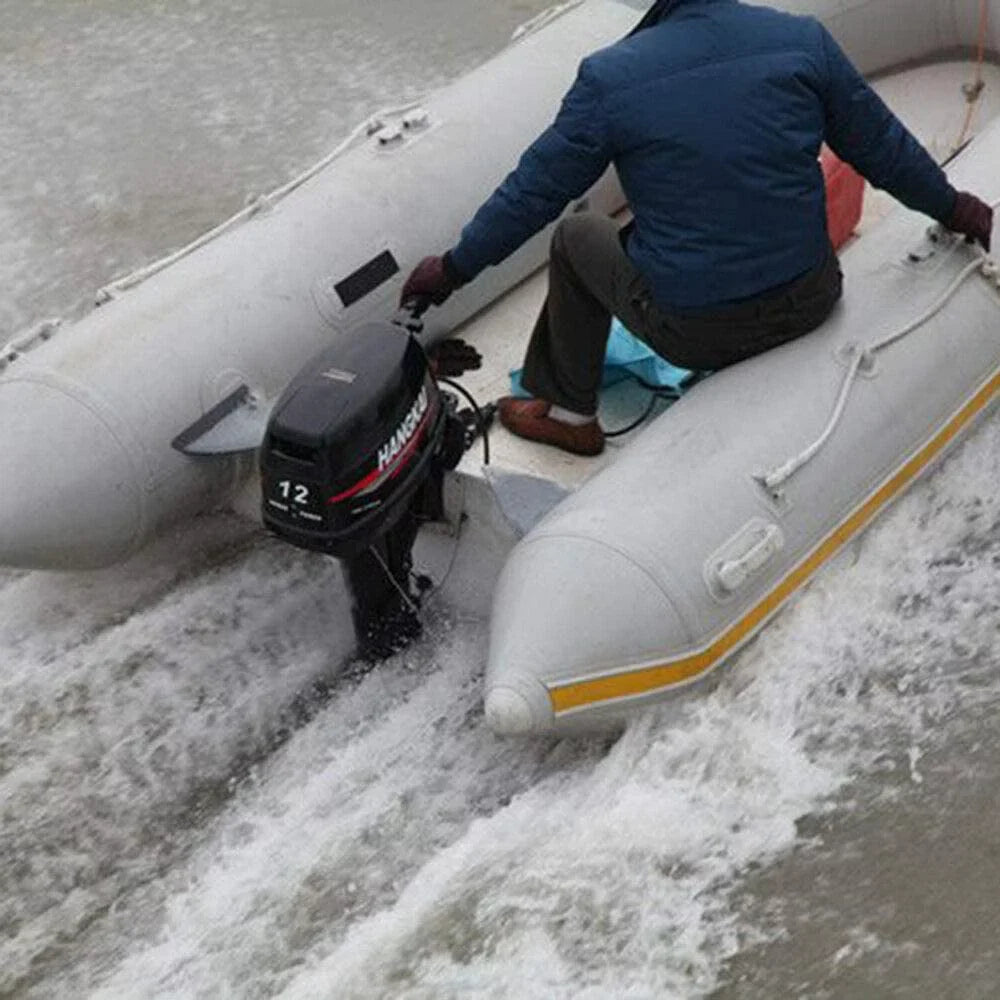 FETCOI 12 HP 2 Stroke Outboard Motor Fishing Watercraft Engine w/Water Cooling System