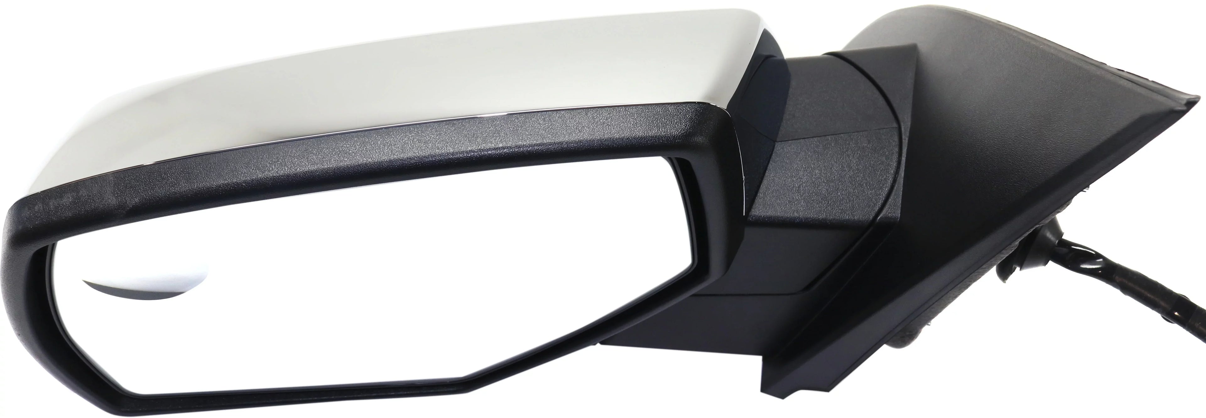 Mirror Suitable With 2015-2018 GMC Sierra 2500 HD Chevrolet Silverado 3500 Left Driver Side Heated Chrome Kool-Vue