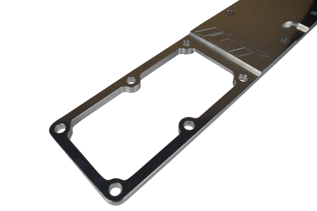 Billet High Flow - Intake Manifold / Plenum Plate Fitting with (6.7L Cummins) Grid Heater Delete
