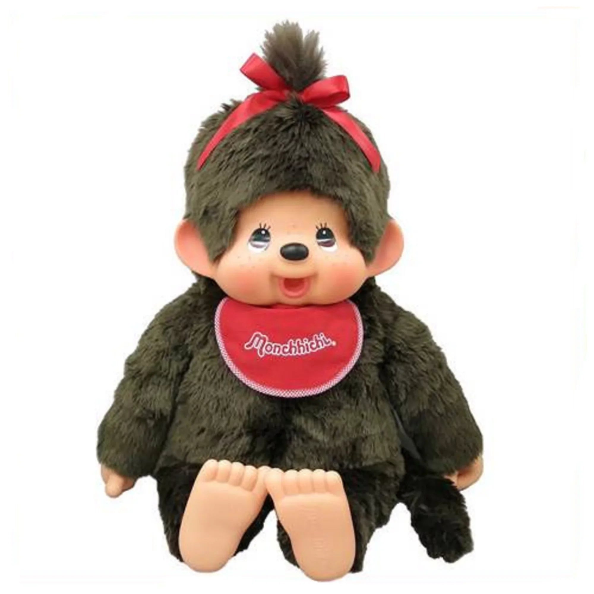 Girl Monkey Monchhichi Jumbo XL Plush Toy. Limited Edition. 31" Tall.