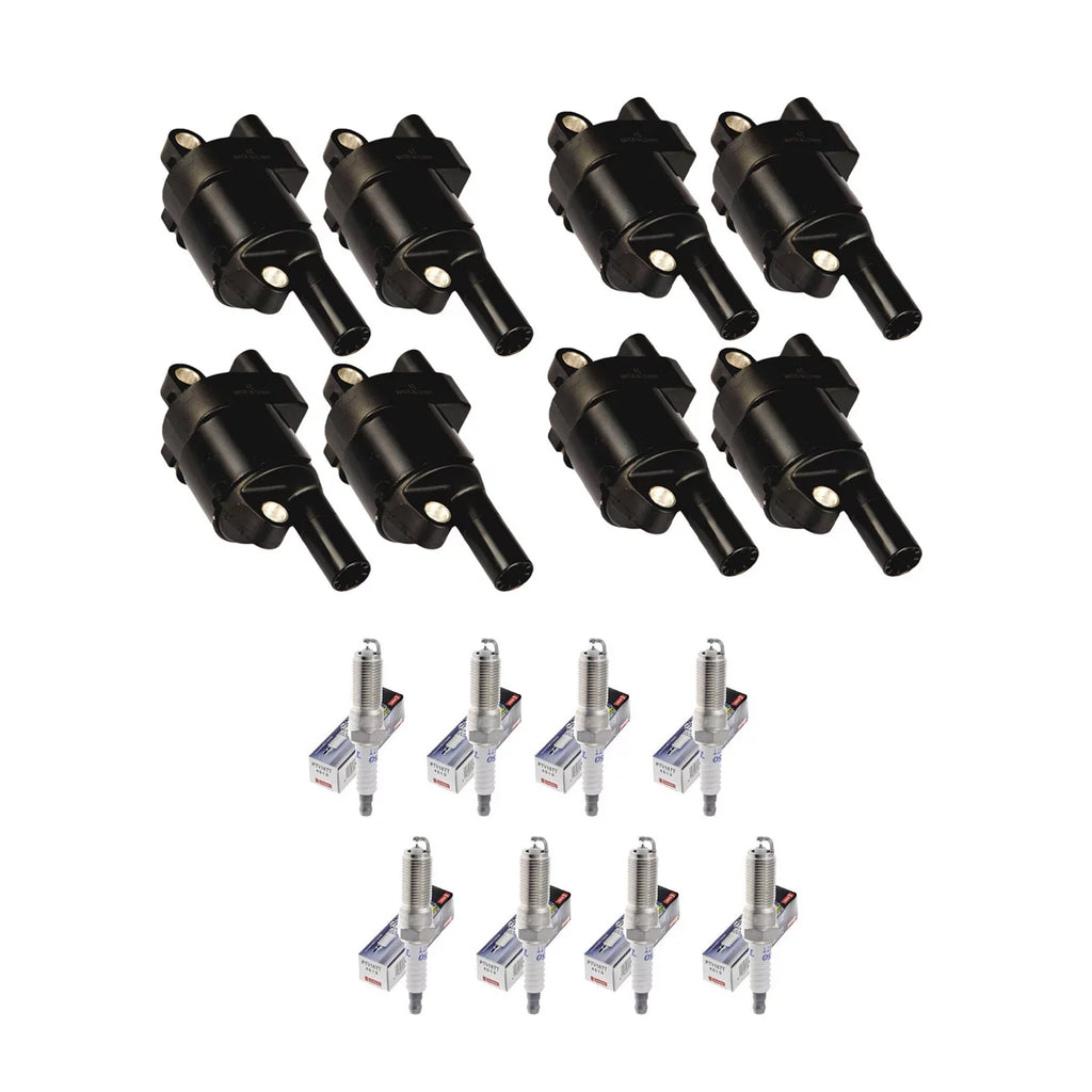 Set of 8 ISA Ignition Coils and Denso Spark Plugs Matching with Chevrolet Suburban Camaro Tahoe UF414 Fits select: 2015-2018 CHEVROLET SILVERADO K1500 LT, 2014 CHEVROLET SILVERADO K1500