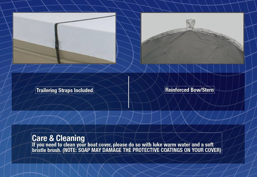 Goodsmann Jon Ship Wrap Silvery Gray Water Strong Trailerable 9921-0152-21( A, 12' L, 56"W )