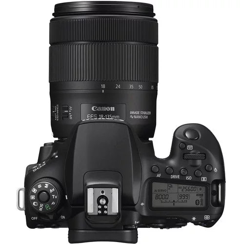 Canon EOS 90D Wi-Fi Full HD 4K30p Digital SLR Camera + Canon 18-135mm IS USM Lens + Canon 75-300mm III Lens + Canon 50mm 1.8 II Lens. All Original Accessories Included