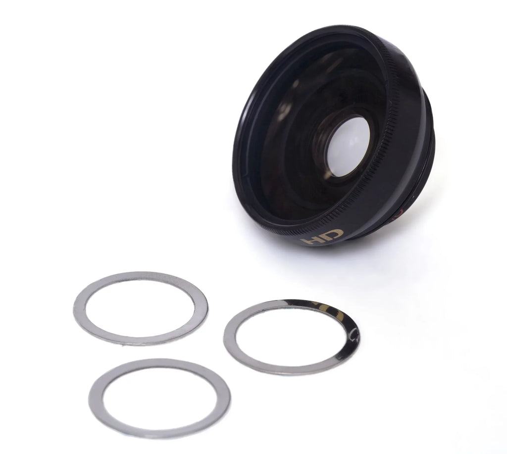 JVC PICSIO GC-FM1AUS 0.45x Wide Angle Lens (HD) Chrome Finish W/ Macro (Modification Style) Magnetic Type.