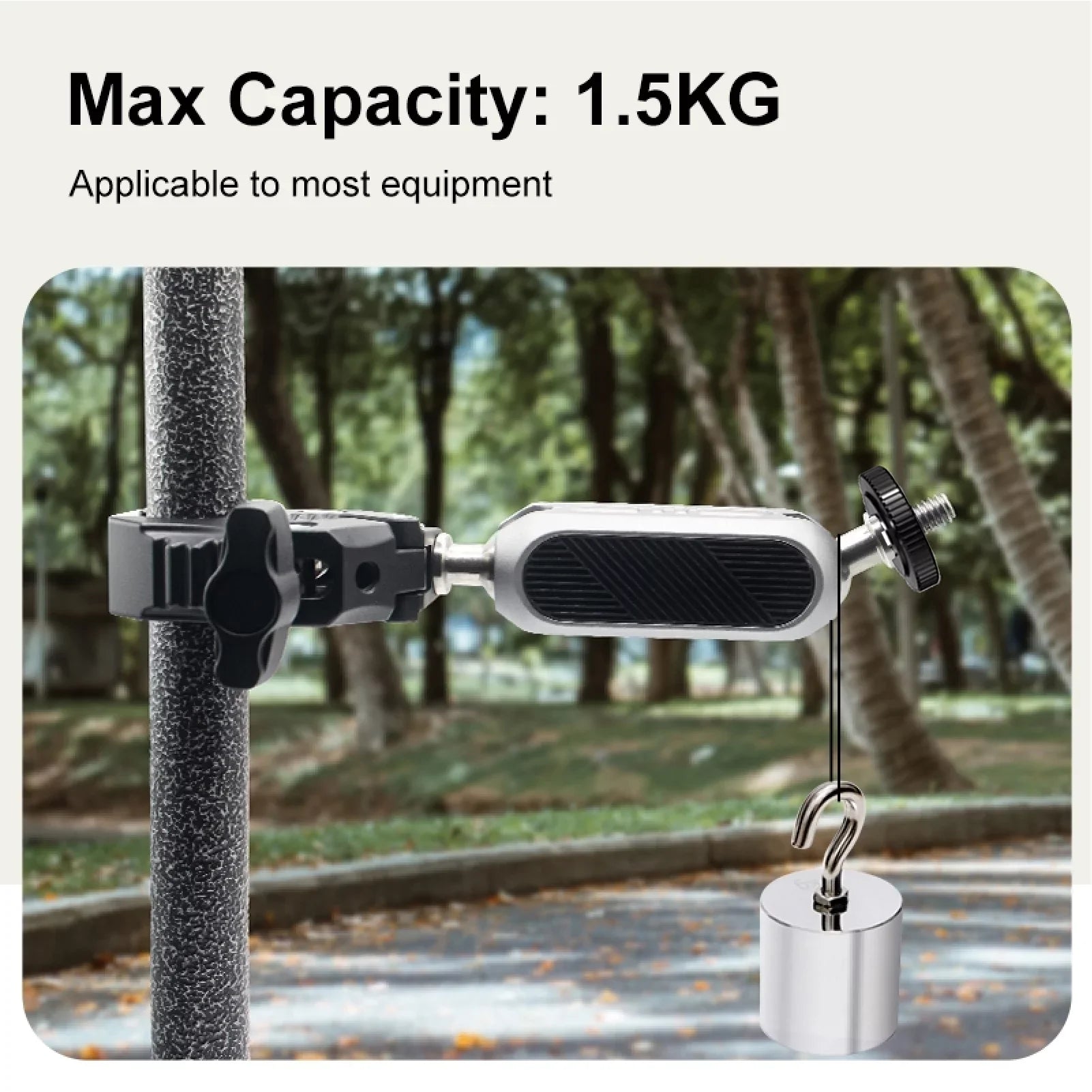 ammoon AKASO DJI Fitting Camera Mounts Clamp Mount Handlebar Adapter Mount