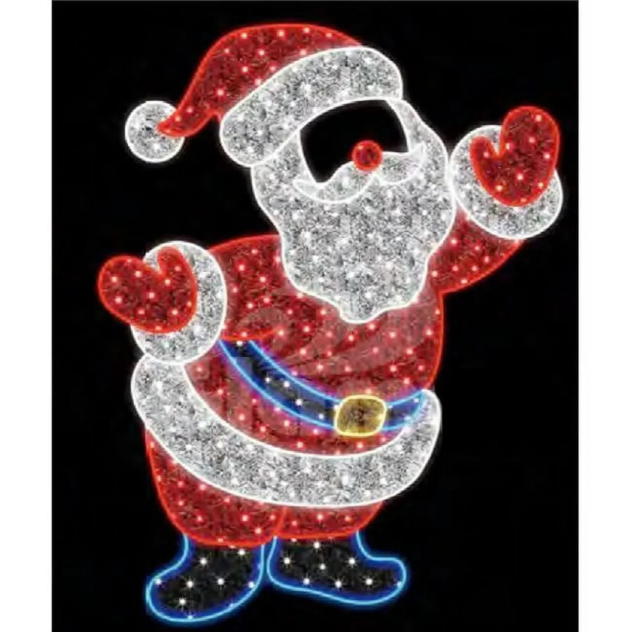 6 ft. Santa Photo OP, Multi Color